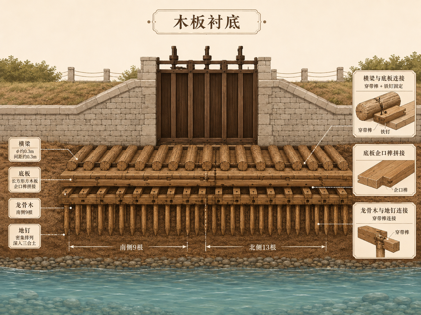 木板衬底结构示意